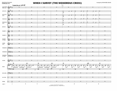 When I Survey (The Wondrous Cross) (arr. Tim Waters)