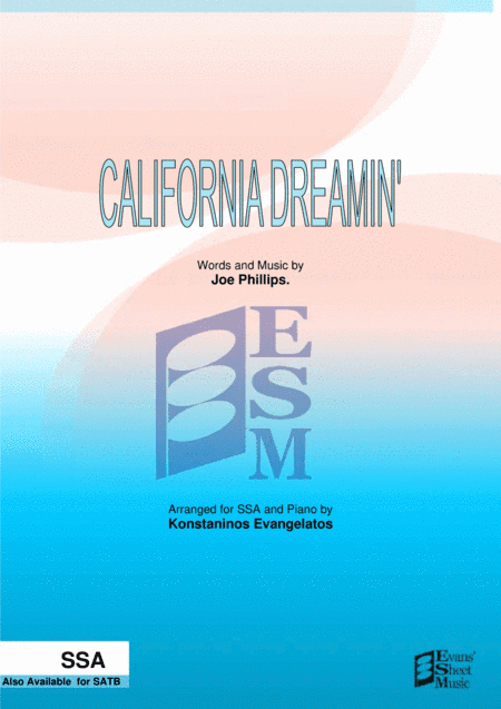 California Dreamin' (arr. Konstantinos Evangelatos)
