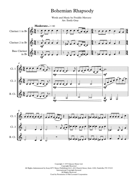 Bohemian Rhapsody (arr. Emily Gray)