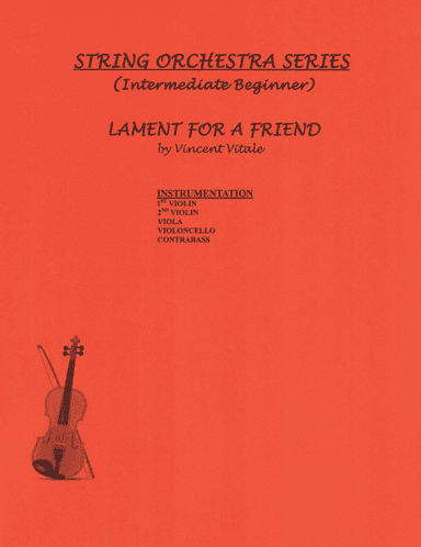LAMENT FOR A FRIEND  (early intermediate)