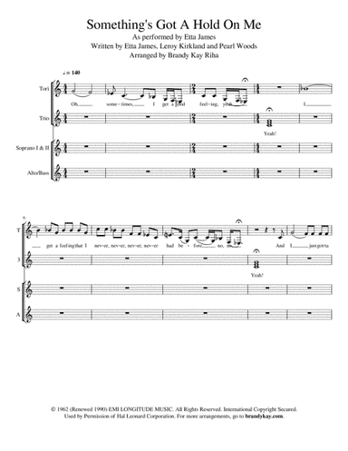 Something's Got A Hold On Me (arr. BK Riha / Brandy Kay Riha)
