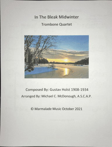 In The Bleak Midwinter (arr. Michael C. McDonough, A.S.C.A.P.)