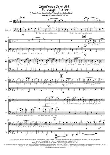 Savage Love (arr. Nicolás Cortés Castillo)