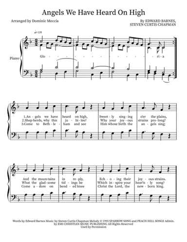 Angels We Have Heard On High (arr. Dominic Meccia)