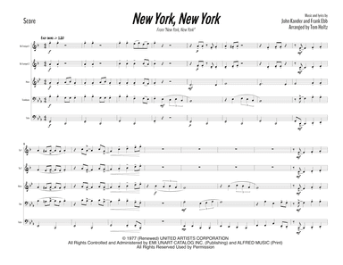 Theme From "new York, New York" (arr. Tom Holtz)
