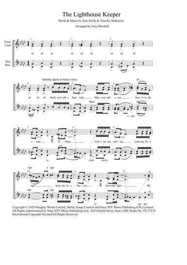 The Lighthouse Keeper (arr. Joey Minshall)