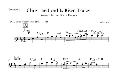 Christ the Lord is Rises today (arr. Davi Rocha Campos)