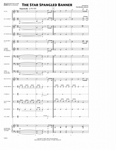 The Star Spangled Banner (arr. Tim Waters)