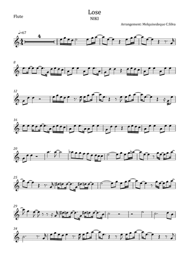 Lose (arr. Melquisedeque C.Silva)