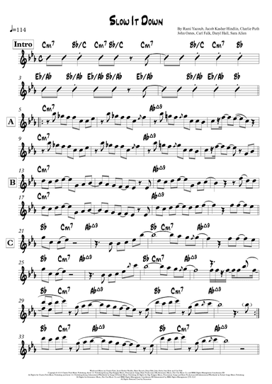Slow It Down (arr. Lef Germenlis)
