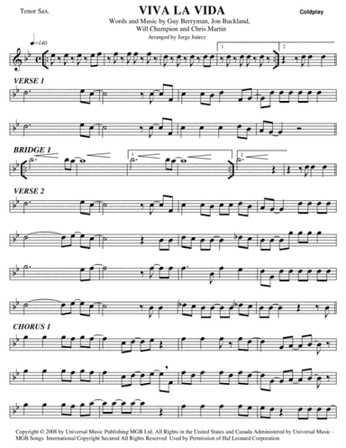 Viva La Vida (arr. Jorge Juárez)