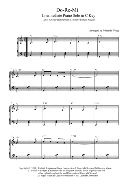 Do-Re-Mi (arr. Miranda Wong)