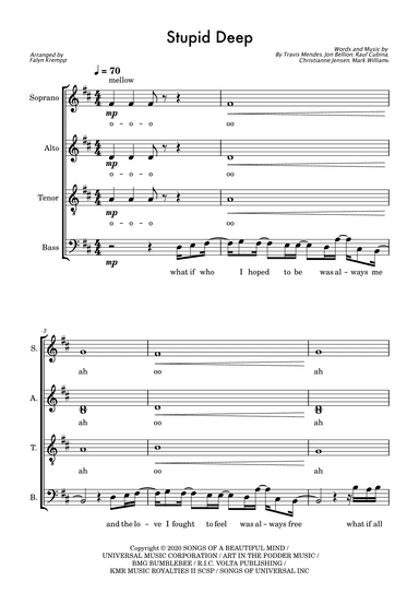 Stupid Deep (arr. Falyn Krempp)