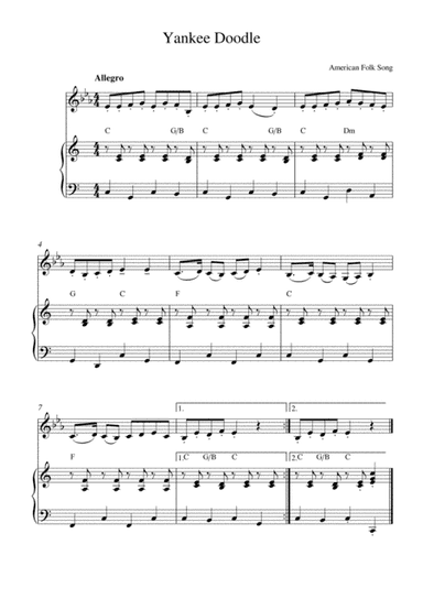 Yankee Doodle (arr. Kaiserin Rebecca)