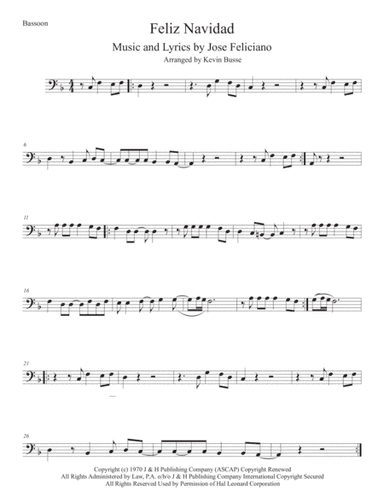 Feliz Navidad (arr. Kevin Busse)