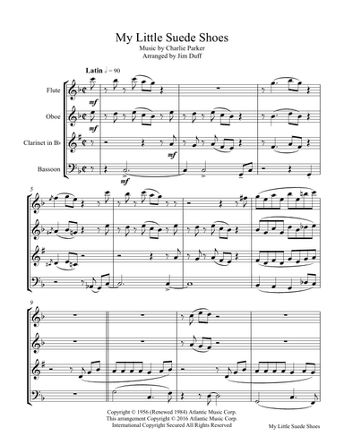 My Little Suede Shoes (arr. Jim Duff)