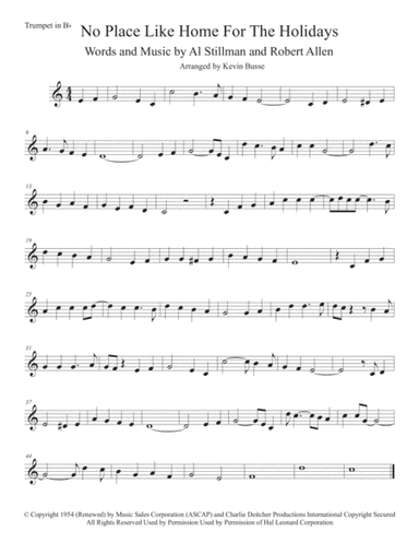 (There's No Place Like) Home For The Holidays (arr. Kevin Busse)