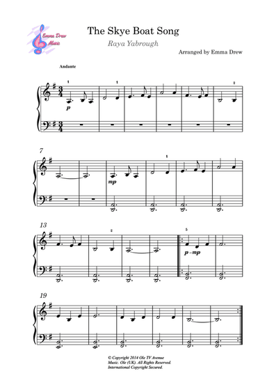 Skye Boat Song (arr. Emma Drew)