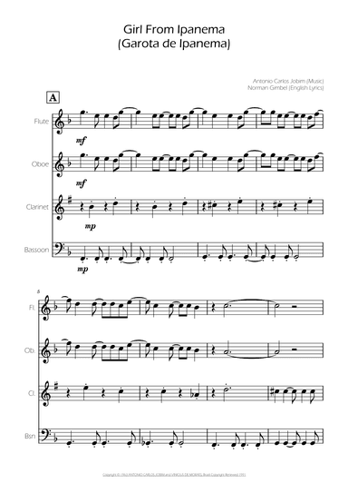 The Girl From Ipanema (garôta De Ipanema) (arr. Ygor Nunes)