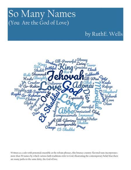 So Many Names (You Are the God of Love)