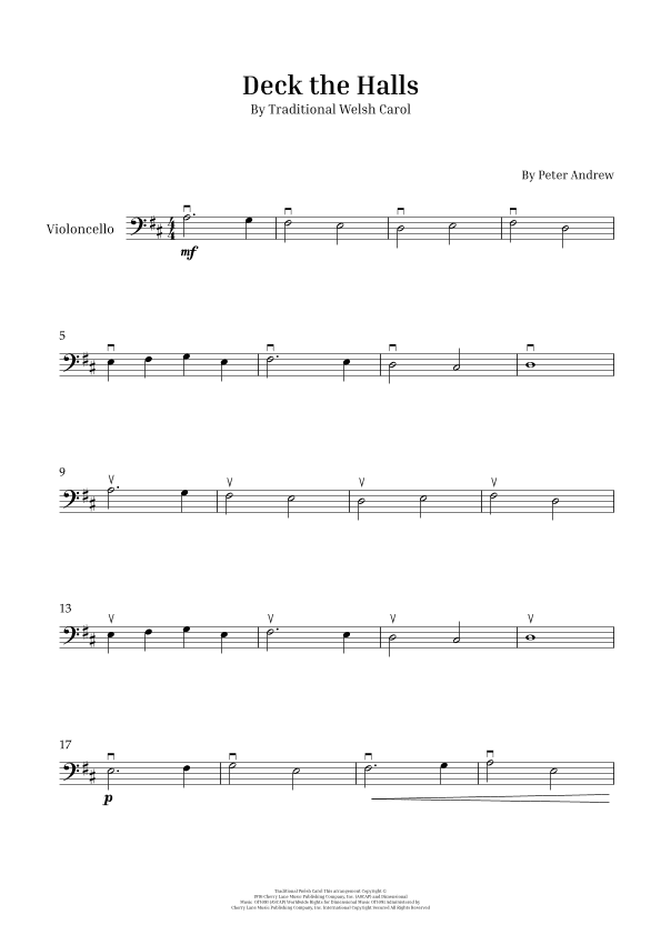 Deck the Halls (arr. Peter Andrew)