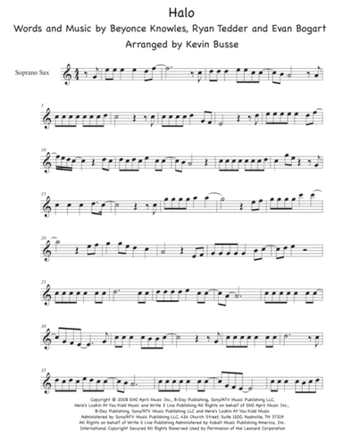 Halo (arr. Kevin Busse)
