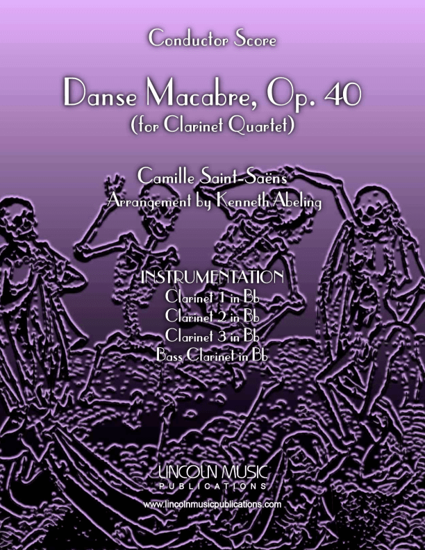 Danse Macabre (for Clarinet Quartet) (arr. Kenneth Abeling)