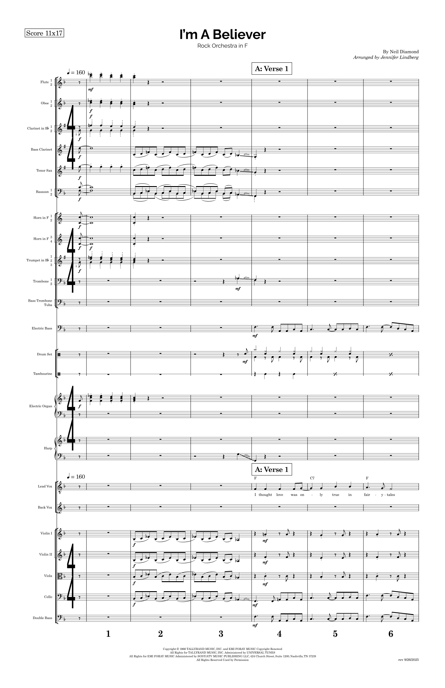 I'm A Believer (arr. Jennifer Lindberg)