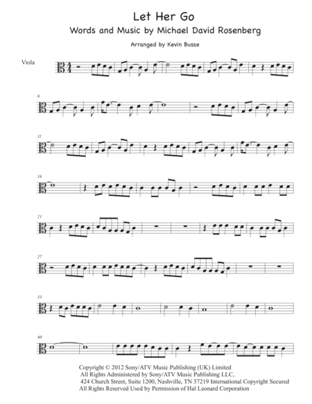 Let Her Go (arr. Kevin Busse)