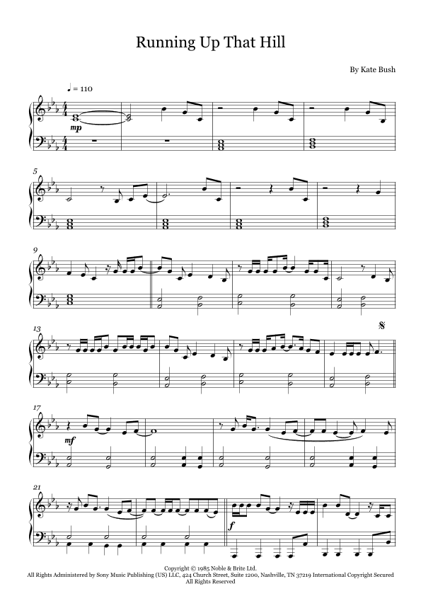 Running Up That Hill (arr. Fernanda Moura)