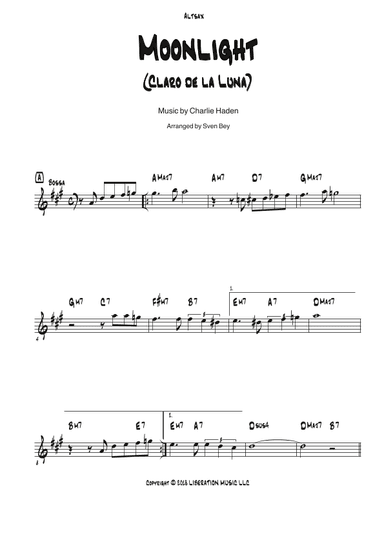Moonlight (arr. Sven Bey)