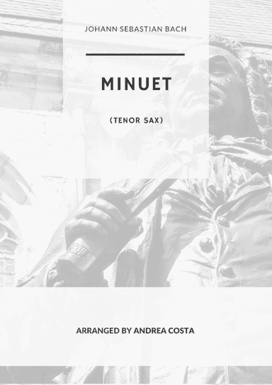 Minuet in D Minor (arr. Andrea Costa)