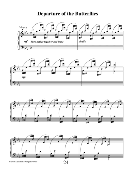 Departure of the Butterflies