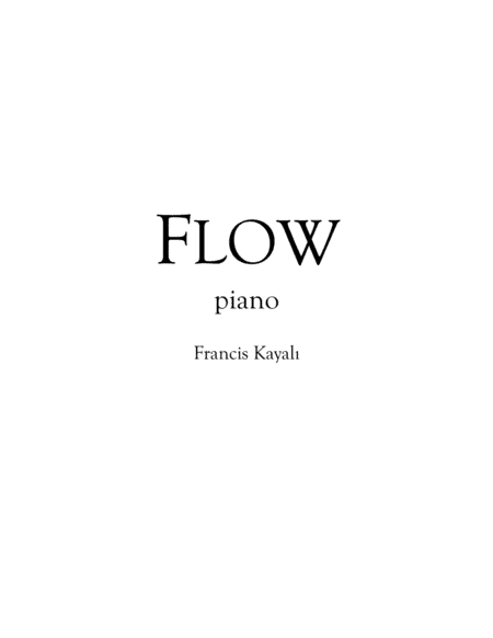 Flow - Piano Solo