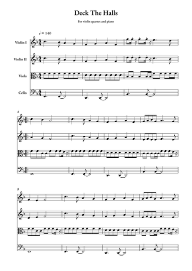 Deck the halls (arr. Arthur Ribeiro da Silva)