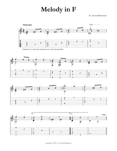 Melody in F (arr. Mark Phillips)