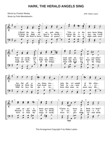 HARK, THE HERALD ANGELS SING (arr. Walter Latzko)
