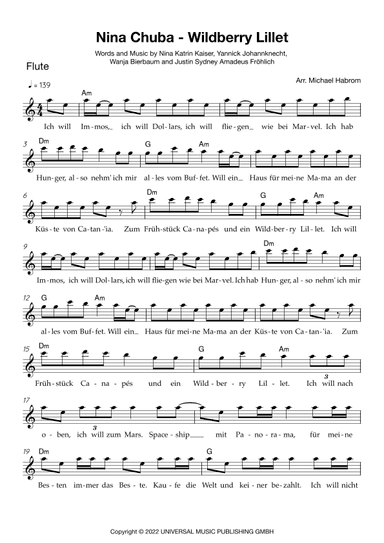 Wildberry Lillet (arr. Michael Habrom)