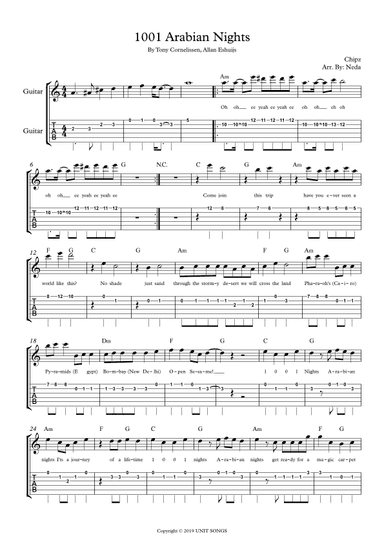 1001 Arabian Nights (arr. Arr. Neda)