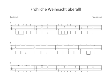 Fröhliche Weihnacht überall (arr. Bettina Schipp)