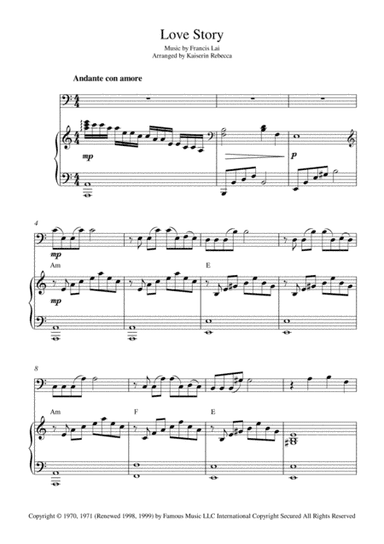 Love Story (arr. Kaiserin Rebecca)