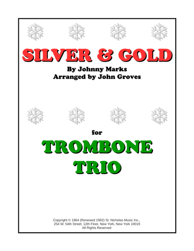 Silver And Gold (arr. John Groves)