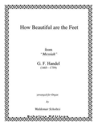 How Beautiful are the Feet (arr. Waldemar Scholtes)