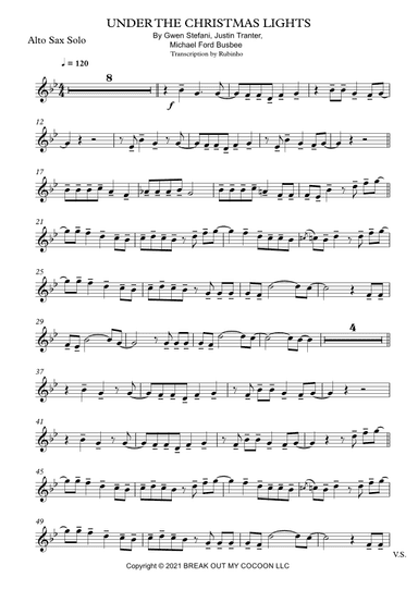 Under The Christmas Lights (arr. Rubinho)