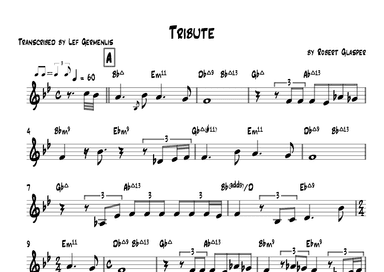 Tribute (arr. Lef Germenlis)