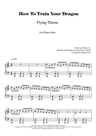 How To Train Your Dragon (arr. Hanna Choi)