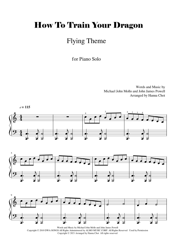 How To Train Your Dragon (arr. Hanna Choi)