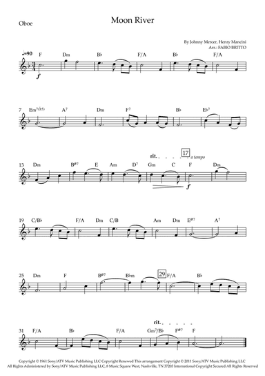 Moon River (arr. Fabio Britto)