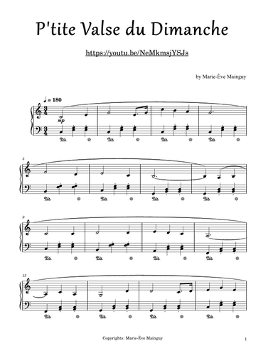 P'tite Valse du Dimanche