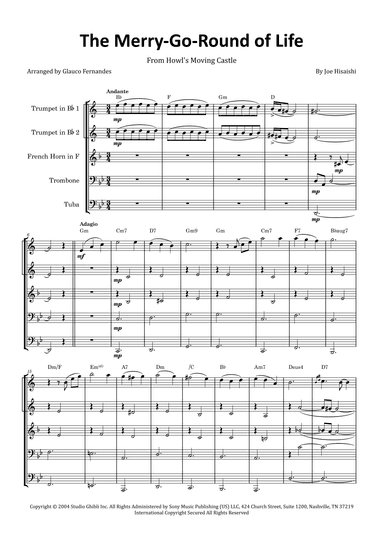 Merry-go-round Of Life (arr. Glauco Fernandes)